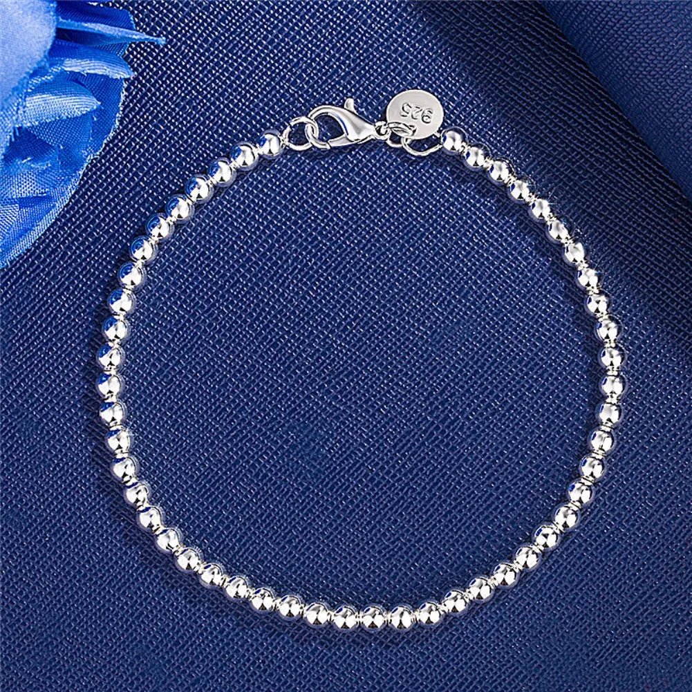 925 Sterling Silver Exquisite Solid Chain Bracelet Fashion Charm Women Men Solid Wedding Cute Simple Models Jewelry - 𝐃𝐔𝐕𝐋𝐀𝐒𝐇𝐎𝐏