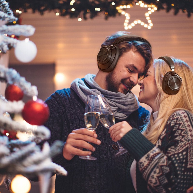 Bluedio T6S Bluetooth Headphones Active Noise Cancelling Wireless Headset For Phones And Music With Voice Control - 𝐃𝐔𝐕𝐋𝐀𝐒𝐇𝐎𝐏