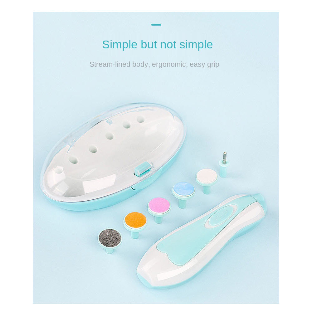 Safety-Certified Electric Nail Clippers with Light - Perfect for Newborns & Toddlers, Christmas, Halloween, Thanksgiving Day Gift