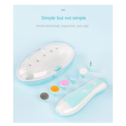 Safety-Certified Electric Nail Clippers with Light - Perfect for Newborns & Toddlers, Christmas, Halloween, Thanksgiving Day Gift