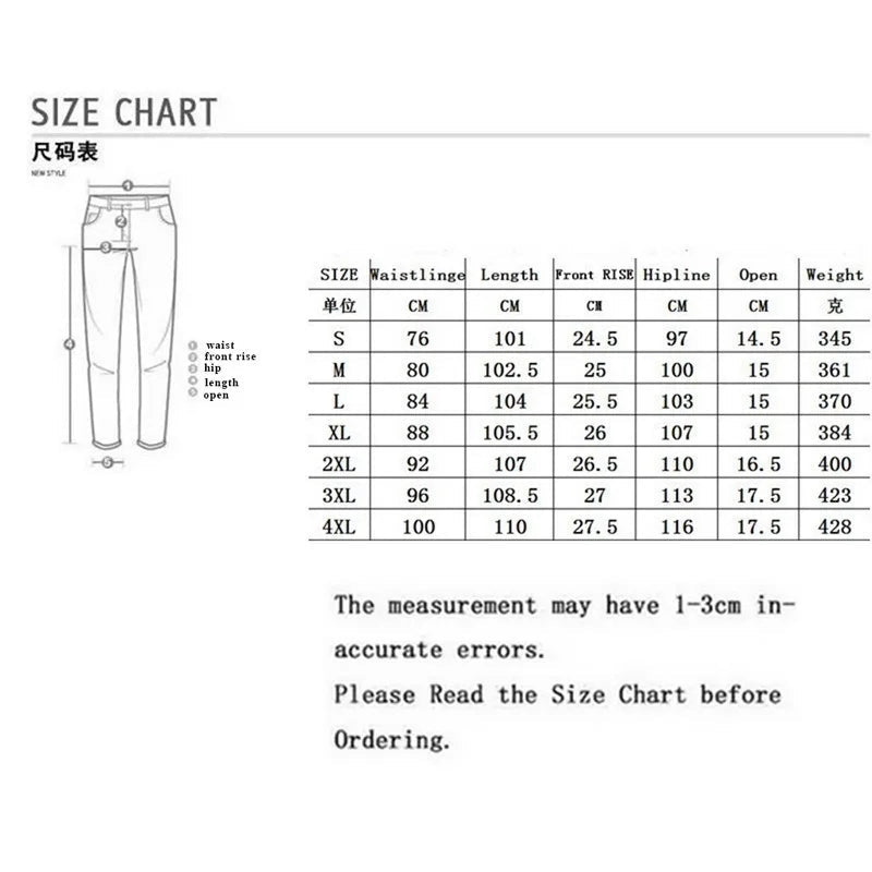 2025 New Korean Men's Casual Long Jeans Classic Man Straight Denim Wide - leg Pants Solid Color Light Blue Grey Black 4XL - 𝐝𝐮𝐯𝐥𝐚𝐬𝐡𝐨𝐩.𝐜𝐨𝐦