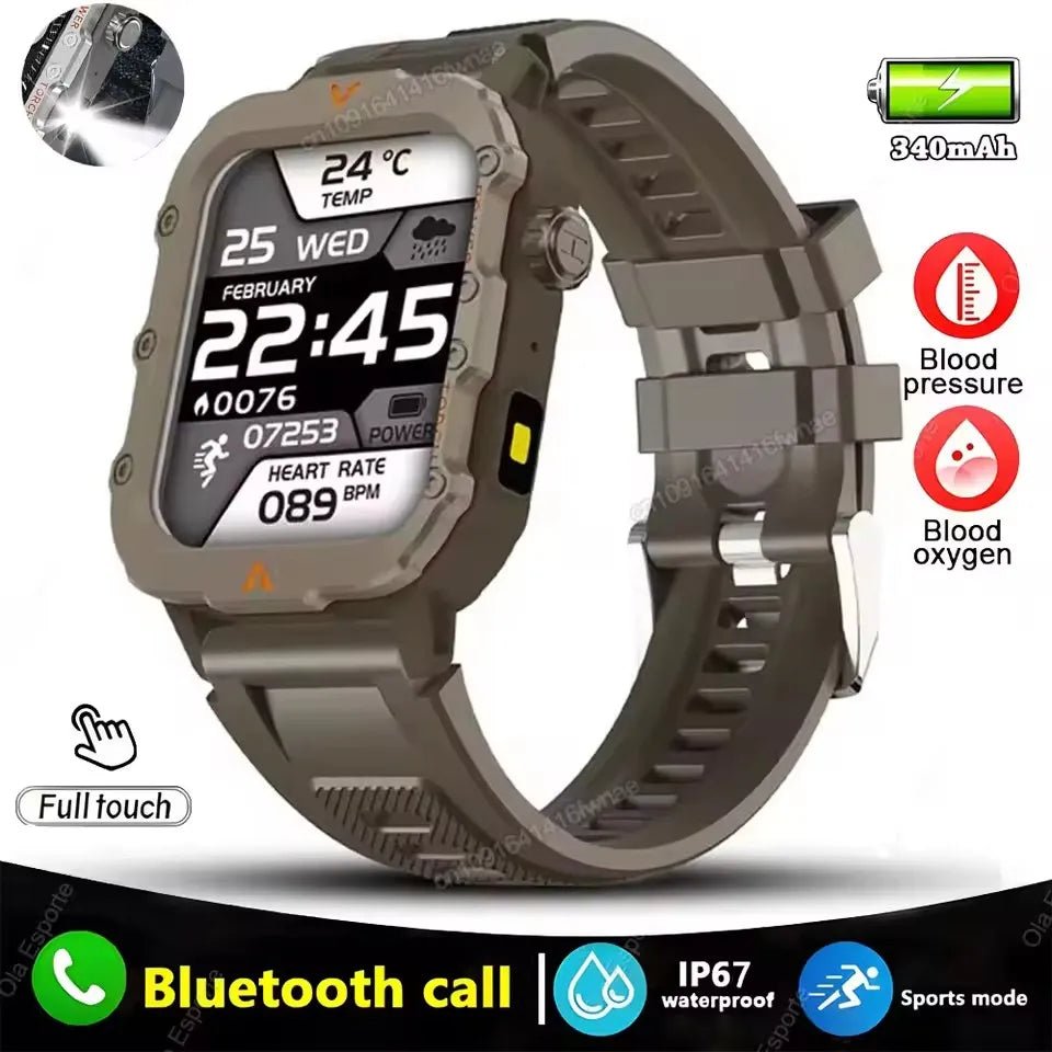 2025 New LED Men's Smartwatch Bluetooth Talking Smartwatch Multi Sport Mode Health Monitor Outdoor Sport Smart Watch For Android - 𝐝𝐮𝐯𝐥𝐚𝐬𝐡𝐨𝐩.𝐜𝐨𝐦