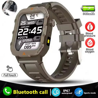 2025 New LED Men's Smartwatch Bluetooth Talking Smartwatch Multi Sport Mode Health Monitor Outdoor Sport Smart Watch For Android - 𝐝𝐮𝐯𝐥𝐚𝐬𝐡𝐨𝐩.𝐜𝐨𝐦