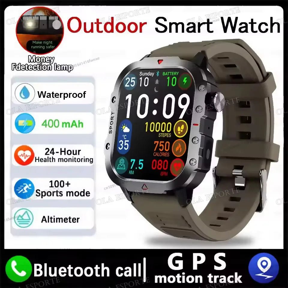 2025 New LED Men's Smartwatch Bluetooth Talking Smartwatch Multi Sport Mode Health Monitor Outdoor Sport Smart Watch For Android - 𝐝𝐮𝐯𝐥𝐚𝐬𝐡𝐨𝐩.𝐜𝐨𝐦