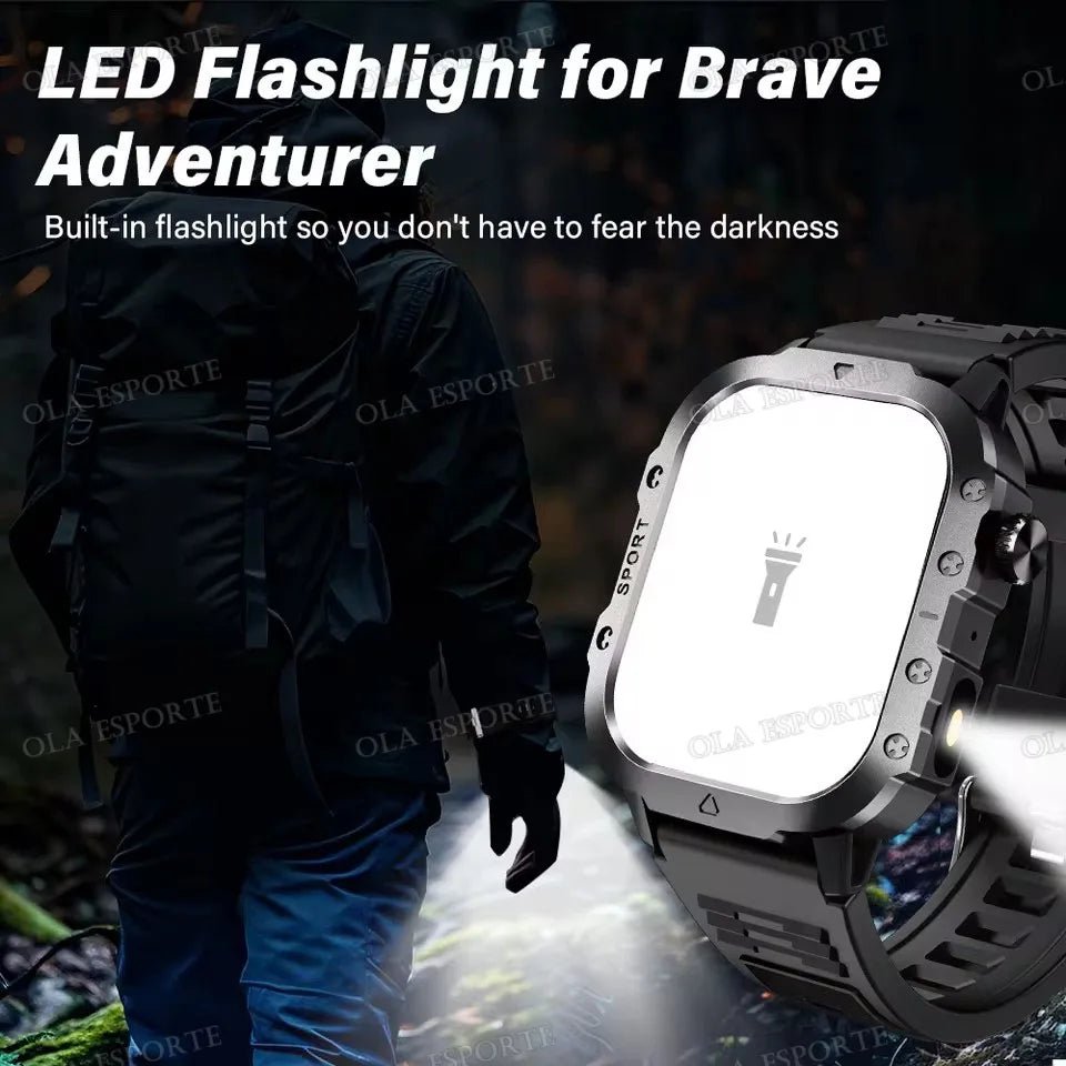 2025 New LED Men's Smartwatch Bluetooth Talking Smartwatch Multi Sport Mode Health Monitor Outdoor Sport Smart Watch For Android - 𝐝𝐮𝐯𝐥𝐚𝐬𝐡𝐨𝐩.𝐜𝐨𝐦