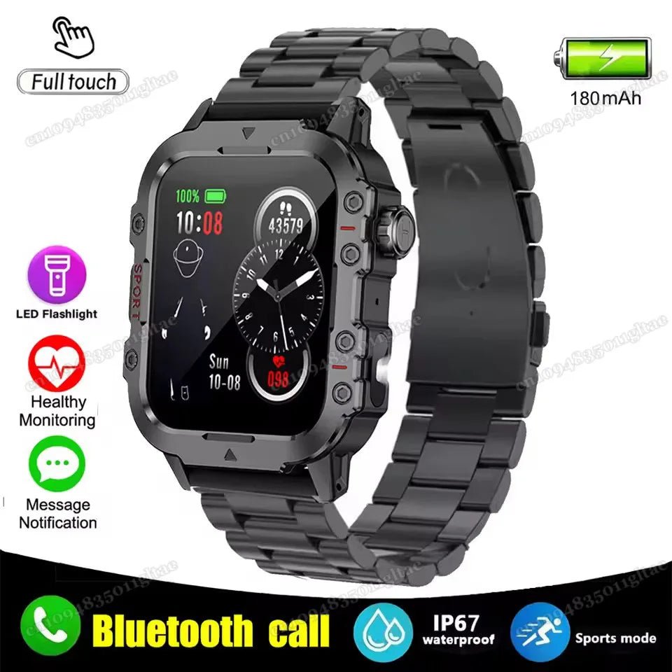 2025 New SmartWatch Men For Women Militray Outdoor GPS Track Sport Watches Heart Rate Sleep Waterproof Smart Watch IOS Android - 𝐝𝐮𝐯𝐥𝐚𝐬𝐡𝐨𝐩.𝐜𝐨𝐦