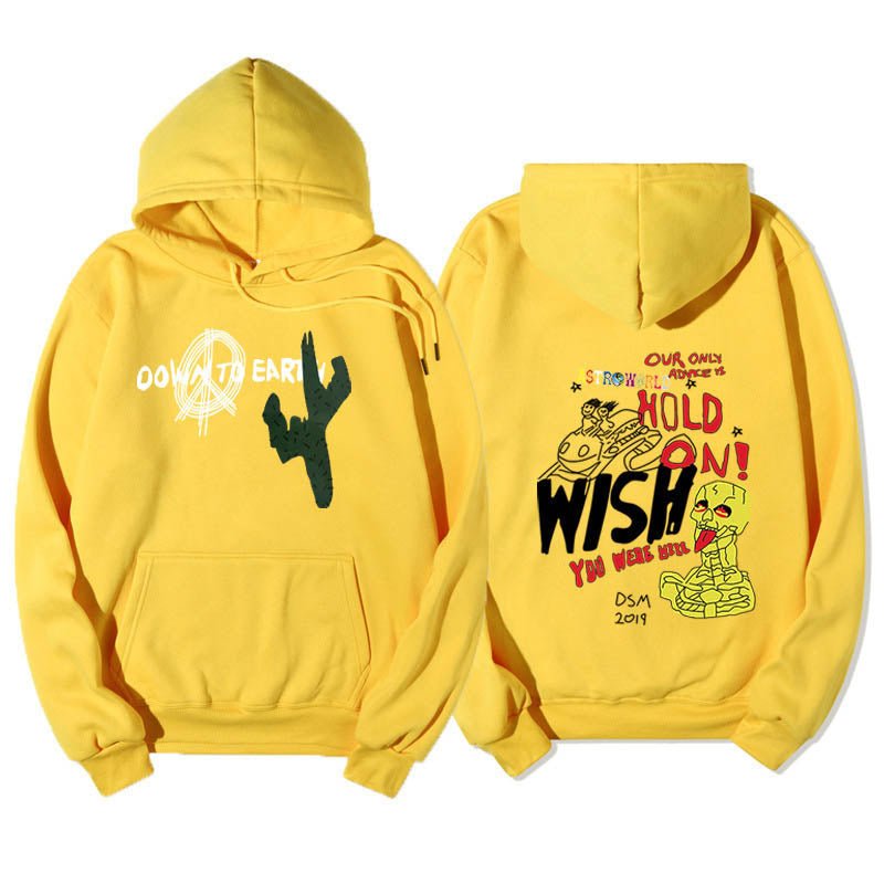Autumn And Winter Mens Travis Scott Sweater Oversize Hoodies - 𝐃𝐔𝐕𝐋𝐀𝐒𝐇𝐎𝐏