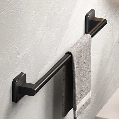 Bathroom Towel Holder White Without Drilling Bathroom Black Towel Rack Towel Bar Self - Adhesive Bathroom Towel Rack Towel Rail - 𝐃𝐔𝐕𝐋𝐀𝐒𝐇𝐎𝐏