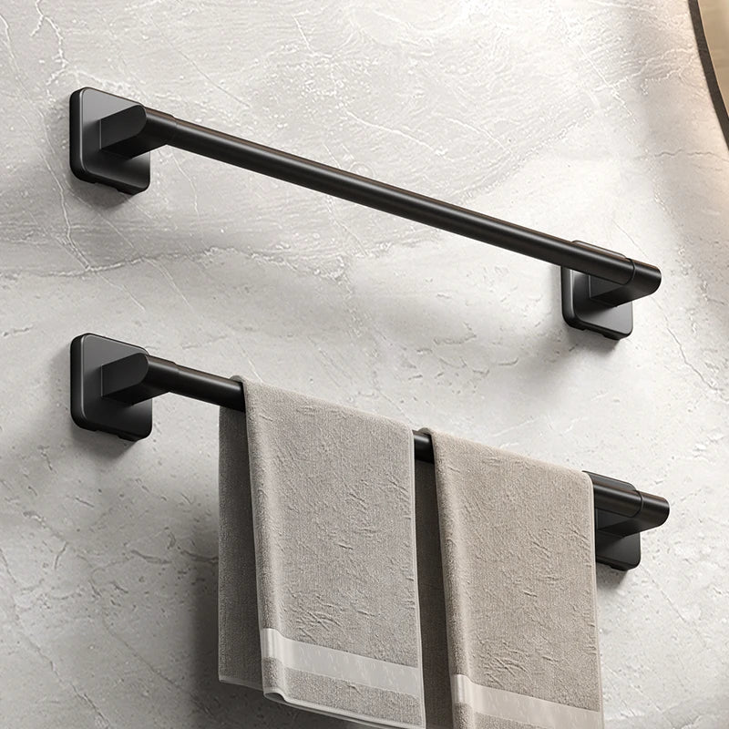 Bathroom Towel Holder White Without Drilling Bathroom Black Towel Rack Towel Bar Self - Adhesive Bathroom Towel Rack Towel Rail - 𝐃𝐔𝐕𝐋𝐀𝐒𝐇𝐎𝐏