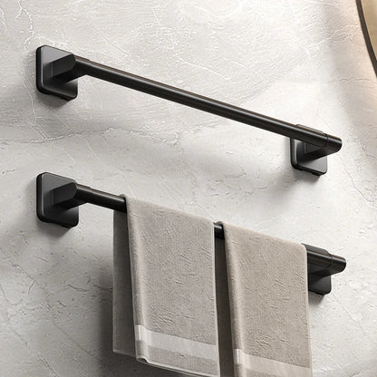 Bathroom Towel Holder White Without Drilling Bathroom Black Towel Rack Towel Bar Self - Adhesive Bathroom Towel Rack Towel Rail - 𝐃𝐔𝐕𝐋𝐀𝐒𝐇𝐎𝐏