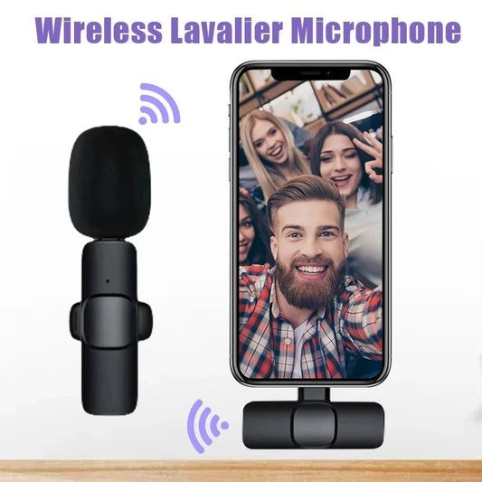 Buttonhole Lavalier Wireless Lapel Microphone Bluetooth Mini Mic For Phone PC Cell Mobile Small Micro Tiny Tie Mike Mikrofon USB - 𝐃𝐔𝐕𝐋𝐀𝐒𝐇𝐎𝐏