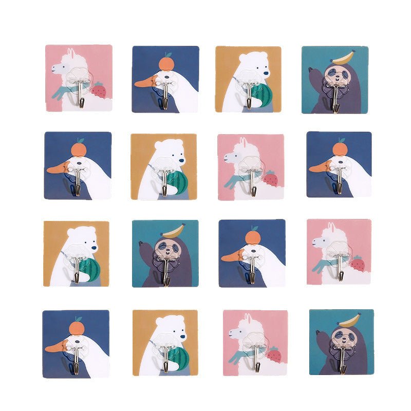Cute Cartoon Hole - Free Wall Hanging Sticky Hook Seamless Key Coat Creative Kitchen Animal Sticky Hook - 𝐝𝐮𝐯𝐥𝐚𝐬𝐡𝐨𝐩.𝐜𝐨𝐦
