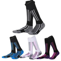 DIZETION 1 Pair Winter Warm Thickening Ski Stockings Hiking Socks For Women Men Children Outdoor Anti - Cold High Sports Stockings - 𝐃𝐔𝐕𝐋𝐀𝐒𝐇𝐎𝐏
