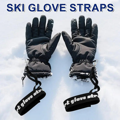 Elastic Wrist Straps for Ski and Snowboard Gloves Adjustable Ski Glove Lead for Men and Women Sport Skiing Glove Safet - y Strap - 𝐃𝐔𝐕𝐋𝐀𝐒𝐇𝐎𝐏