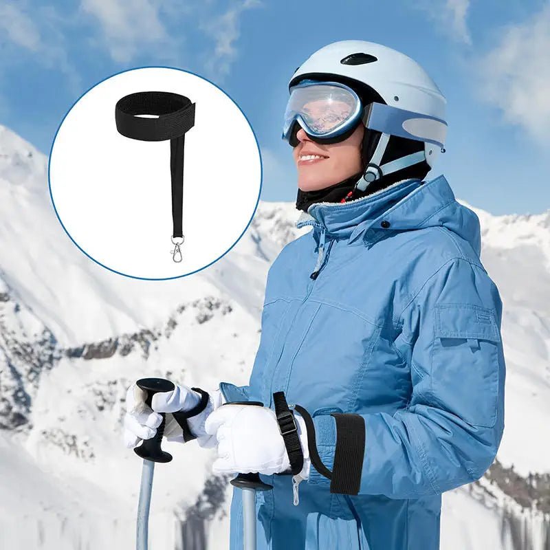 Elastic Wrist Straps for Ski and Snowboard Gloves Adjustable Ski Glove Lead for Men and Women Sport Skiing Glove Safet - y Strap - 𝐃𝐔𝐕𝐋𝐀𝐒𝐇𝐎𝐏