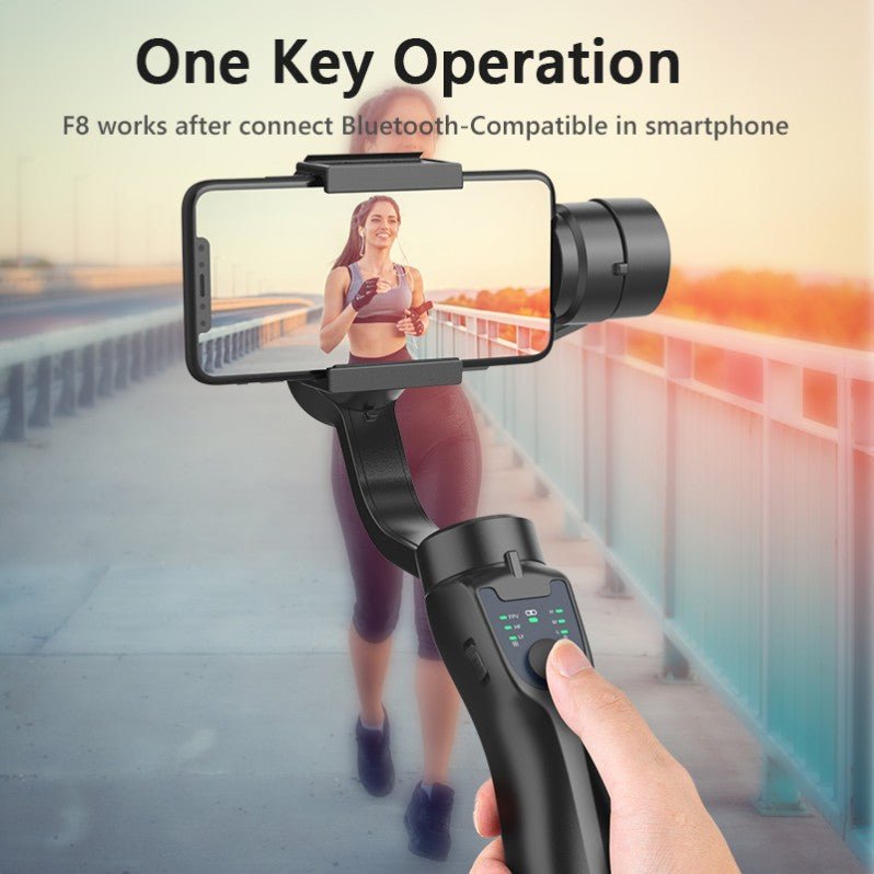 F8 mobile phone camera stabilizer handheld three - axis anti shake platform Tiktok live broadcast tripod short video camera stabilizer - 𝐝𝐮𝐯𝐥𝐚𝐬𝐡𝐨𝐩.𝐜𝐨𝐦