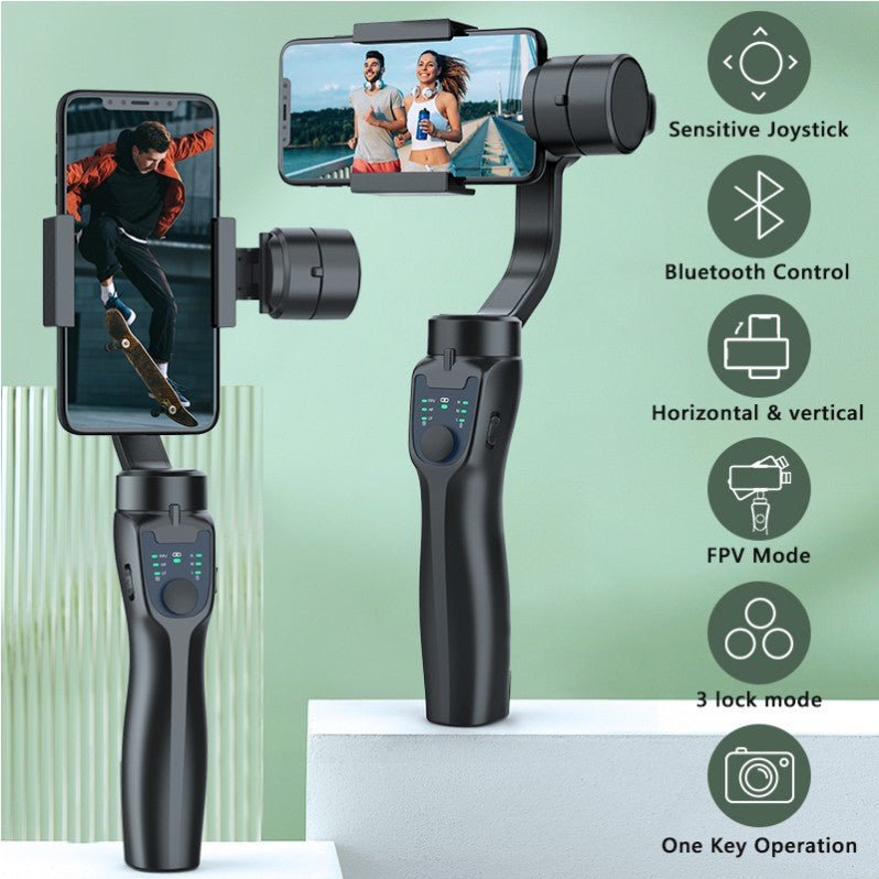 F8 mobile phone camera stabilizer handheld three - axis anti shake platform Tiktok live broadcast tripod short video camera stabilizer - 𝐝𝐮𝐯𝐥𝐚𝐬𝐡𝐨𝐩.𝐜𝐨𝐦