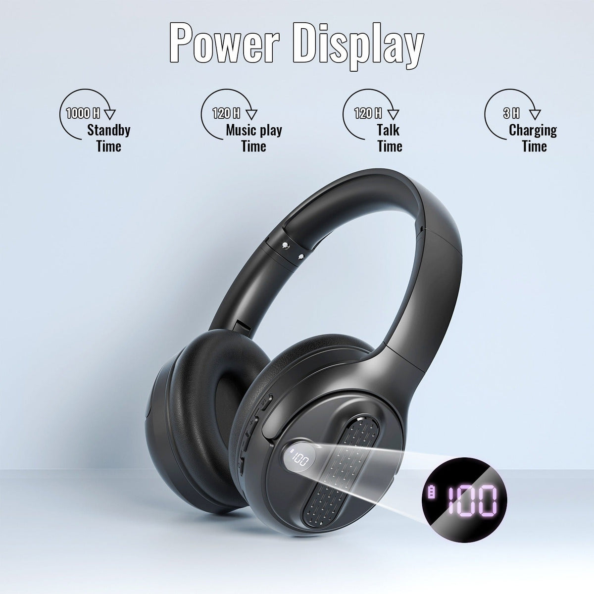 Head mounted Bluetooth earphones with portable power bank wireless earphones Type - C interface foldable card insertion - 𝐝𝐮𝐯𝐥𝐚𝐬𝐡𝐨𝐩.𝐜𝐨𝐦
