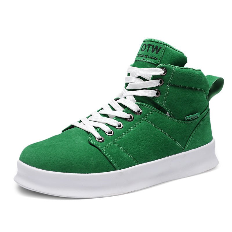 High top suede board shoes Air Force thick sole breathable sports student casual workwear shoes men - 𝐝𝐮𝐯𝐥𝐚𝐬𝐡𝐨𝐩.𝐜𝐨𝐦