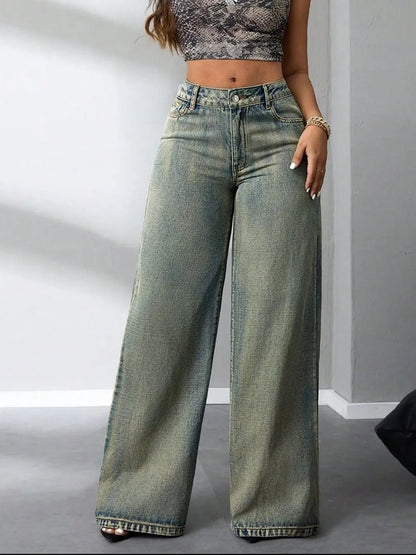 High Waist Wide Leg Jeans - 𝐝𝐮𝐯𝐥𝐚𝐬𝐡𝐨𝐩.𝐜𝐨𝐦