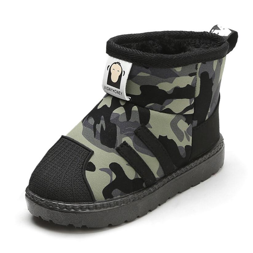 Kids Shoes Winter Boys Brand Snow Boots Children Fashion Plush Warm Ankle Martin Boots Baby Girls Black Red Sport Shoes - 𝐝𝐮𝐯𝐥𝐚𝐬𝐡𝐨𝐩.𝐜𝐨𝐦