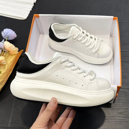 Lace Up Round Toe Platform Sneakers - 𝐃𝐔𝐕𝐋𝐀𝐒𝐇𝐎𝐏