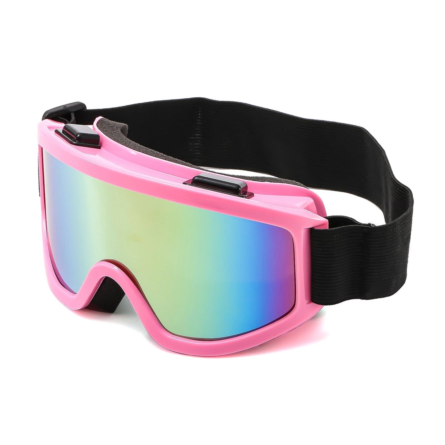 Large Frame Ski Goggles with Colorful Lens Anti - Collision Anti - Glare Lens Outdoor Sport Snow Snowboard for Snowboarding Skiing - 𝐃𝐔𝐕𝐋𝐀𝐒𝐇𝐎𝐏