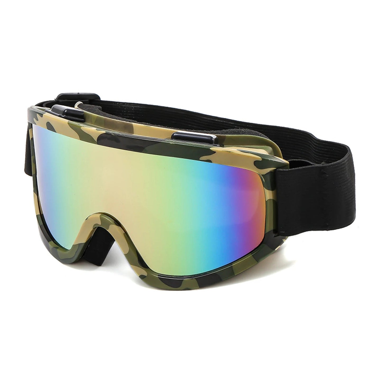 Large Frame Ski Goggles with Colorful Lens Anti - Collision Anti - Glare Lens Outdoor Sport Snow Snowboard for Snowboarding Skiing - 𝐃𝐔𝐕𝐋𝐀𝐒𝐇𝐎𝐏