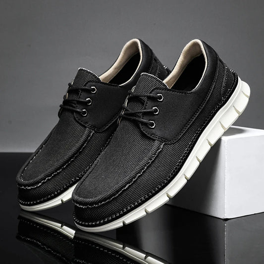 Loafers Business British Style Canvas Shoes Large Size 47 Luxury Designer Sneakers Outdoor Men's Casual Denim Vulcanize Shoes - 𝐃𝐔𝐕𝐋𝐀𝐒𝐇𝐎𝐏