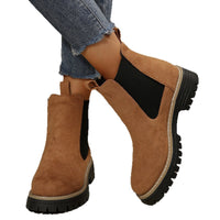 Matte Martin boots round toe oversized shoes - 𝐝𝐮𝐯𝐥𝐚𝐬𝐡𝐨𝐩.𝐜𝐨𝐦