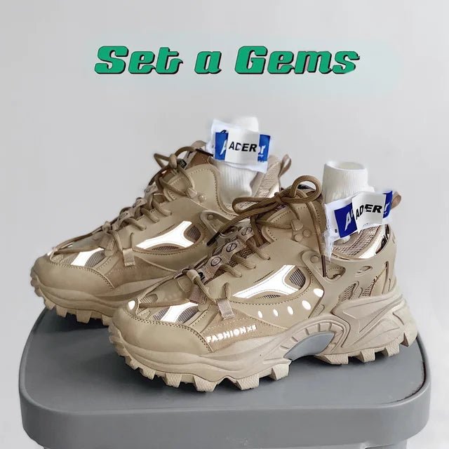 Men's sports shoes thick soled running shoes men's - 𝐃𝐔𝐕𝐋𝐀𝐒𝐇𝐎𝐏