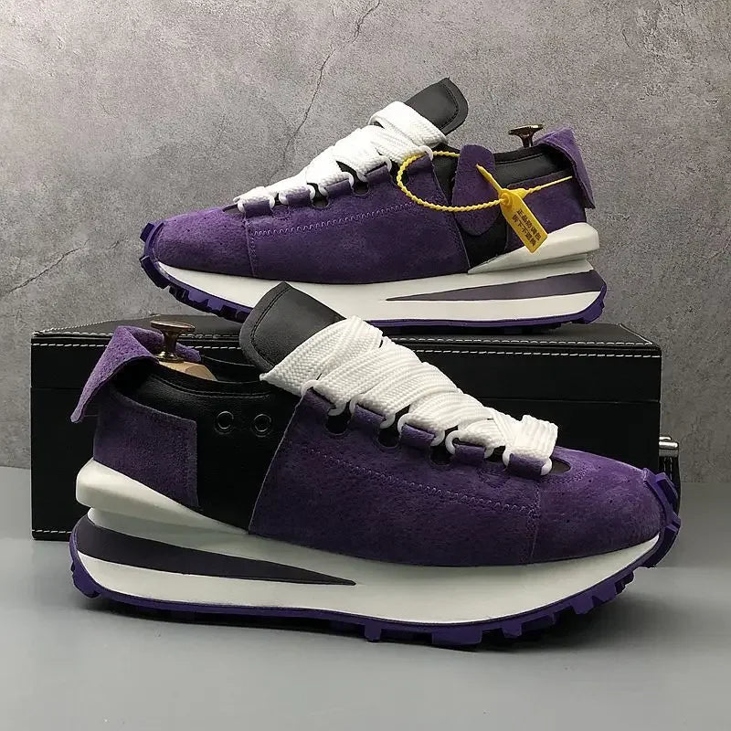 Men's Vulcanized Shoes Autumn Winter Fashionable Platform Men's Sports Casual Shoes Lightweight Height - increasing Men's Sneakers - 𝐃𝐔𝐕𝐋𝐀𝐒𝐇𝐎𝐏