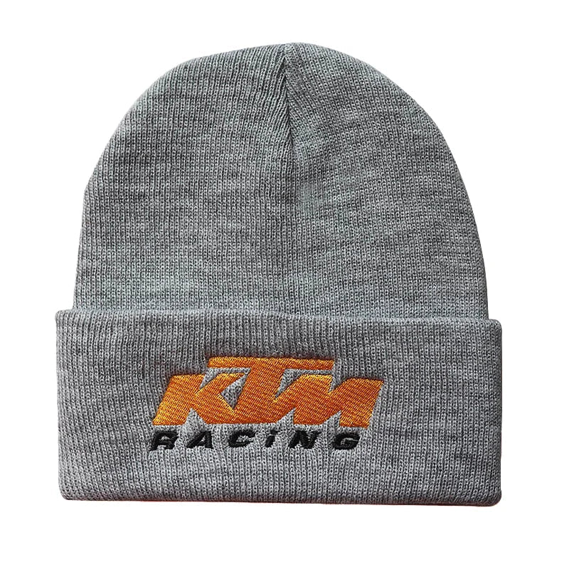 New KTM Embroidered Knitted Hat, Winter Warm Skiing Sports Hat, Men's and Women's Same Style, Anti Cold Knitted Hat, Cold Hat - 𝐃𝐔𝐕𝐋𝐀𝐒𝐇𝐎𝐏