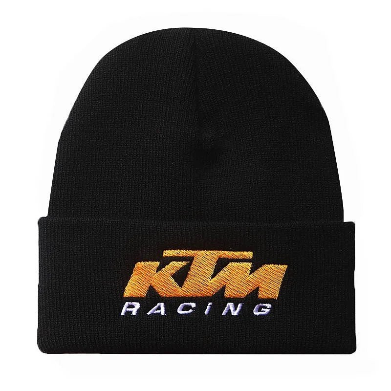 New KTM Embroidered Knitted Hat, Winter Warm Skiing Sports Hat, Men's and Women's Same Style, Anti Cold Knitted Hat, Cold Hat - 𝐃𝐔𝐕𝐋𝐀𝐒𝐇𝐎𝐏