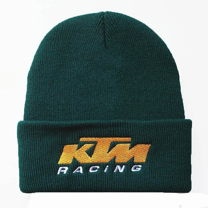 New KTM Embroidered Knitted Hat, Winter Warm Skiing Sports Hat, Men's and Women's Same Style, Anti Cold Knitted Hat, Cold Hat - 𝐃𝐔𝐕𝐋𝐀𝐒𝐇𝐎𝐏