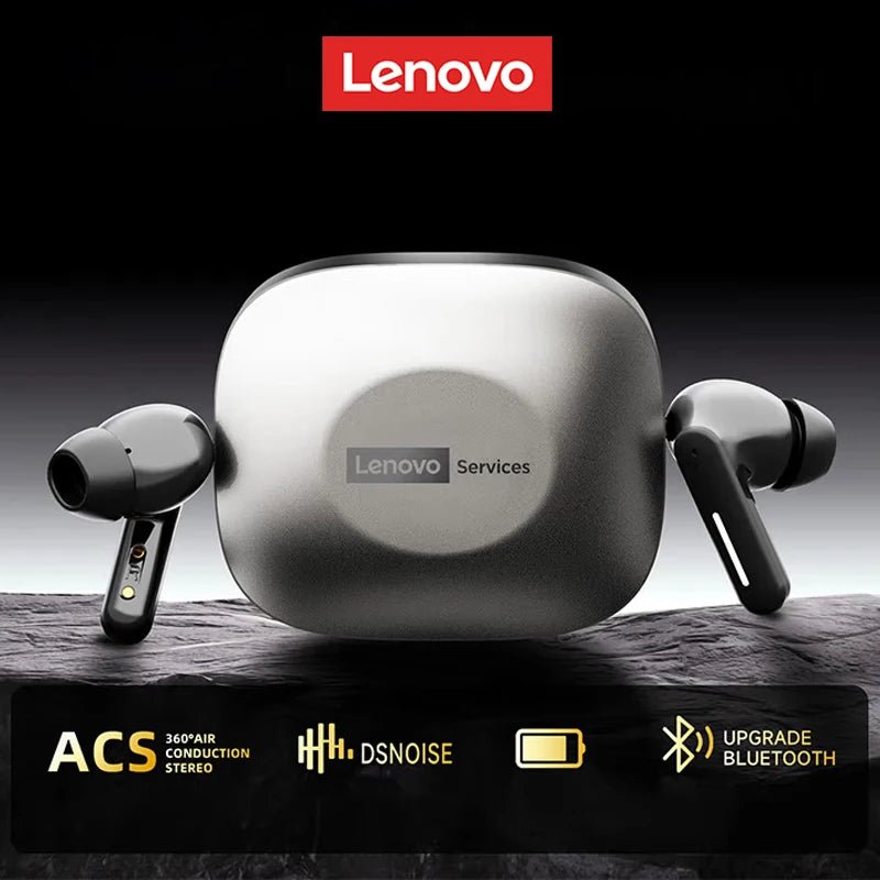 New Lenovo LE209 Wireless Bluetooth Earphone ANC Noise Reduction HiFi Music Bluetooth Headphone 30H Battery Life Gaming Headset - 𝐃𝐔𝐕𝐋𝐀𝐒𝐇𝐎𝐏