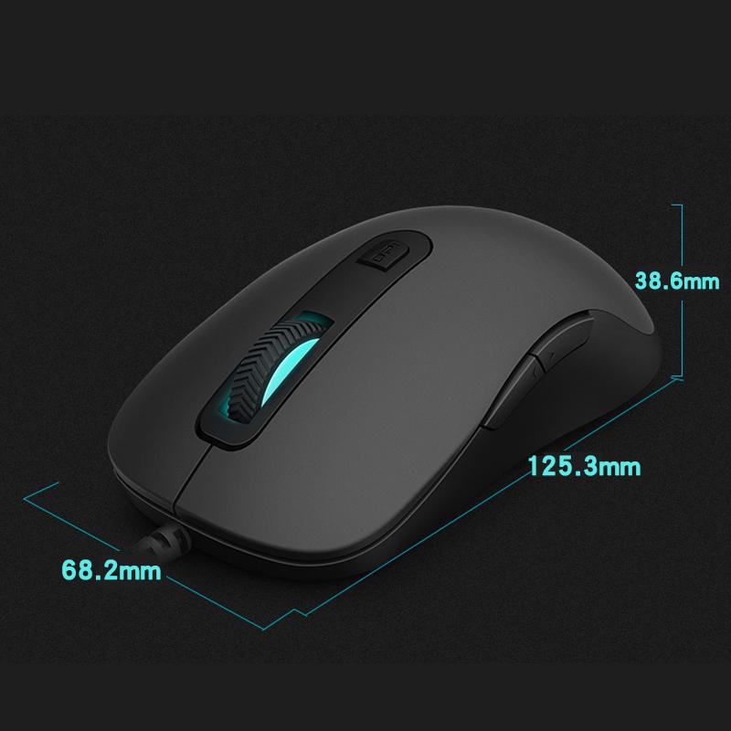 Rapoo V22 Programmable Gaming Mouse 3000DPI 7 Buttons Backlit USB Wired Optical Mouse Gamer for PC Computer Laptop - 𝐃𝐔𝐕𝐋𝐀𝐒𝐇𝐎𝐏
