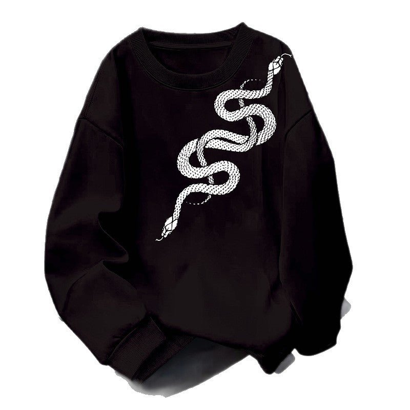 Round neck pullover long sleeved sweatshirt - 𝐝𝐮𝐯𝐥𝐚𝐬𝐡𝐨𝐩.𝐜𝐨𝐦