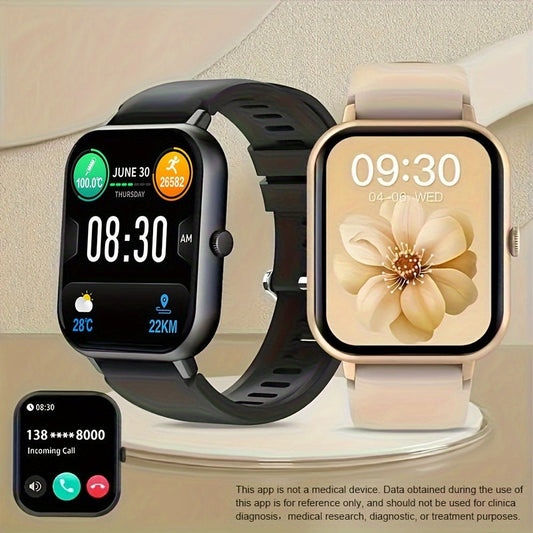 Smart Watch (Answer/Make Call) For Android And IPhones, 1.83'' Full Screen Metal Body Wireless Voice Calling Smart Watch With 100+Sport Modes/100+ Watch Faces/Built - in Games/ Ai Voice Control/IP68 Sport Watch For Women Men - 𝐃𝐔𝐕𝐋𝐀𝐒𝐇𝐎𝐏