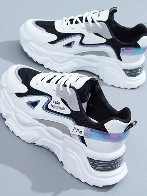 Sneakers Women Platform Flat Shoes Woman Shoes Green Casual Trainers Ladies Chunky Sneakers Women Shoes - 𝐃𝐔𝐕𝐋𝐀𝐒𝐇𝐎𝐏