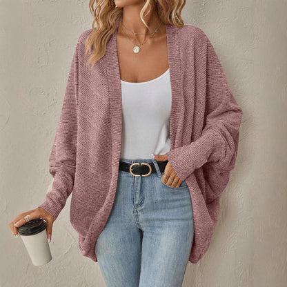 Solid color cardigan mid length jacket - 𝐃𝐔𝐕𝐋𝐀𝐒𝐇𝐎𝐏