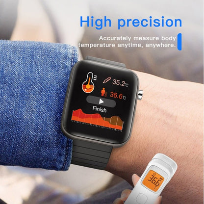 T68 Smart Watch with Body Temperature Measure Heart Rate Blood Pressure Oxygen Monitoring Smart Wristband Sport Fitness Watches - 𝐃𝐔𝐕𝐋𝐀𝐒𝐇𝐎𝐏