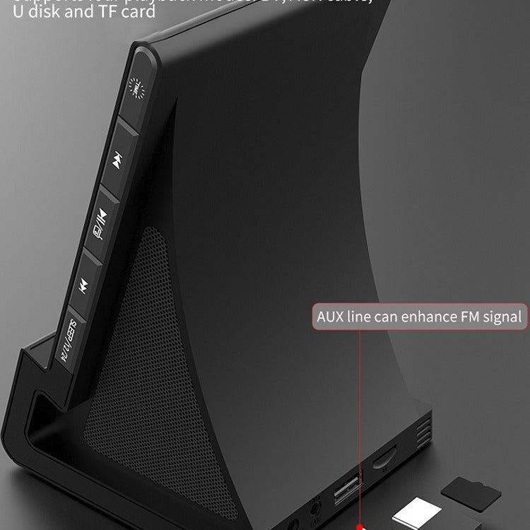 Three in one wireless charger Bluetooth speaker wireless charging alarm clock phone holder - 𝐃𝐔𝐕𝐋𝐀𝐒𝐇𝐎𝐏