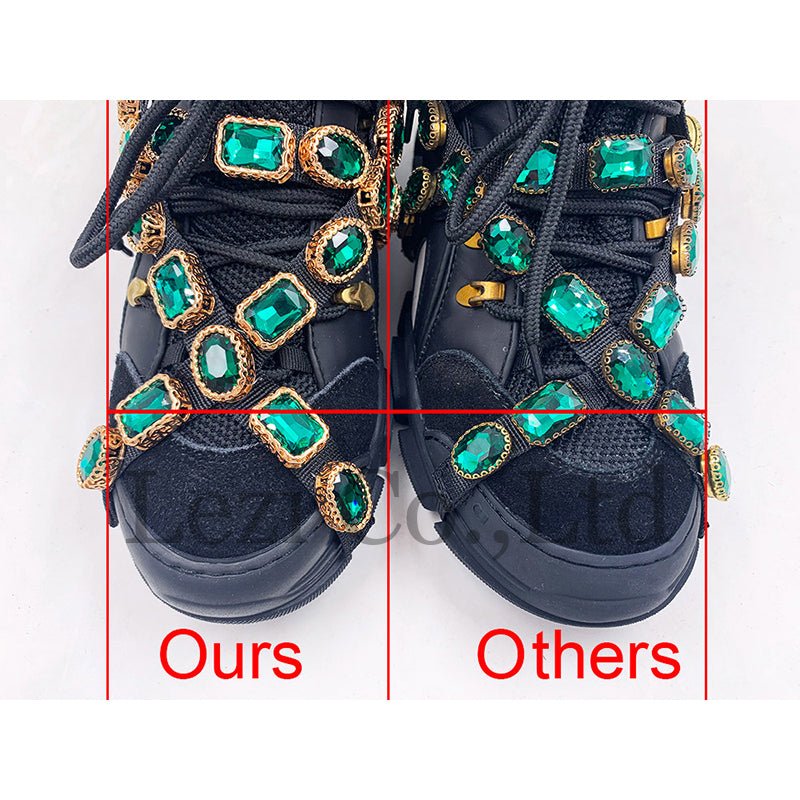 Trainers Rhinestone Sneakers Women Platform Thick Sole Muffin Flats Diamond Elevator Creepers Shoes High Quality Mesh Crystal - 𝐝𝐮𝐯𝐥𝐚𝐬𝐡𝐨𝐩.𝐜𝐨𝐦