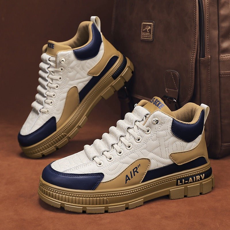 Versatile casual workwear board shoes, one foot sports, thick sole, height increasing, small white tide - 𝐝𝐮𝐯𝐥𝐚𝐬𝐡𝐨𝐩.𝐜𝐨𝐦