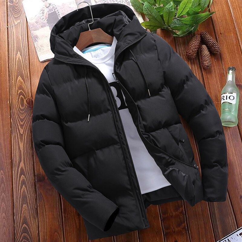 Winter cotton jacket men's new handsome short cotton jacket Korean version slim fit trendy cotton jacket jacket men's clothing - 𝐃𝐔𝐕𝐋𝐀𝐒𝐇𝐎𝐏