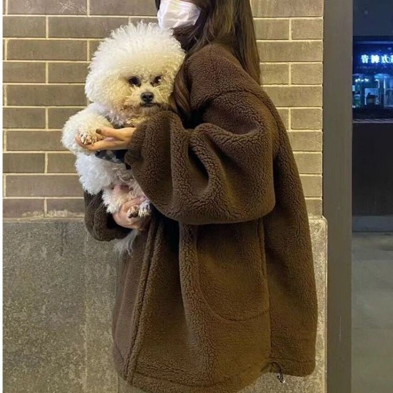 Winter Thickened High - Quality Particle Coat Women's Imitation Lamb Fur Jacket - 𝐃𝐔𝐕𝐋𝐀𝐒𝐇𝐎𝐏