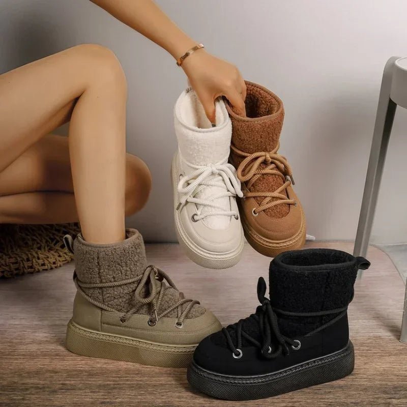 Women Bottes de neige pour femmes à semelles épaisses - 𝐝𝐮𝐯𝐥𝐚𝐬𝐡𝐨𝐩.𝐜𝐨𝐦