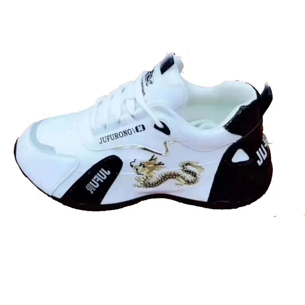 Women Designer Sneakers 2024 Summer Leather Waterproof Casual Sports Shoes Women Lightweight Breathable Non - slip Platform Shoes - 𝐃𝐔𝐕𝐋𝐀𝐒𝐇𝐎𝐏