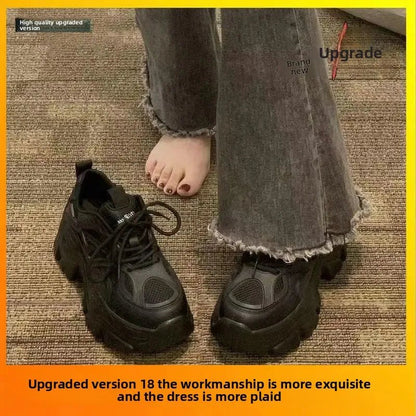 Women's Casual Thick Bottom Net Surface Forest System Dad Shoes Spring Summer New Style Versatile Trendy Casual Shoes - 𝐃𝐔𝐕𝐋𝐀𝐒𝐇𝐎𝐏